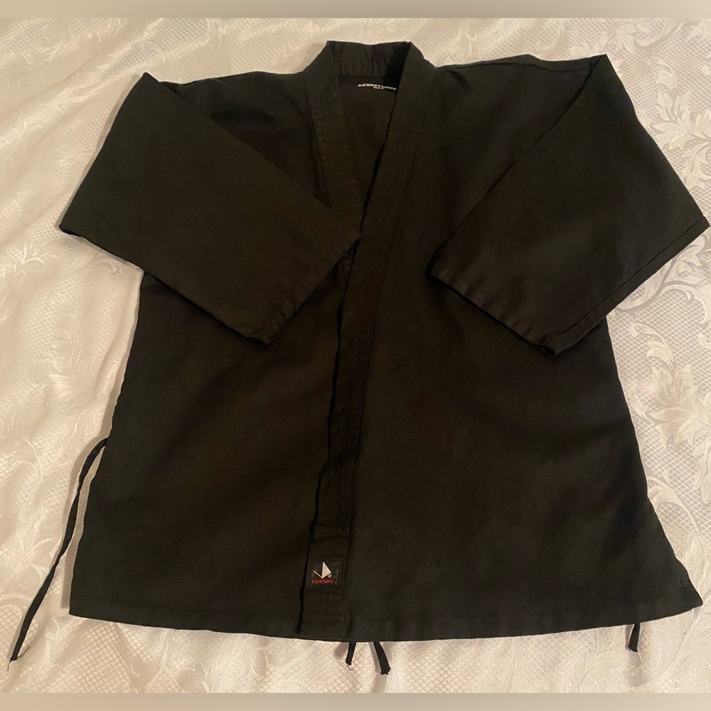 Child’s Black Martial Arts Gi Jacket. Size 2-child size 12